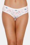Zivame Dollhouse Low Rise Full Coverage Hipster Panty - Bright White — thumbnail 1